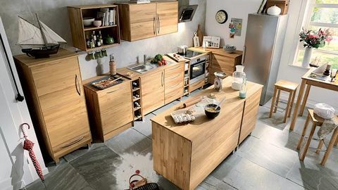 Những thiết kế nội thất nhà bếp với chất liệu gỗ tuyệt đẹp